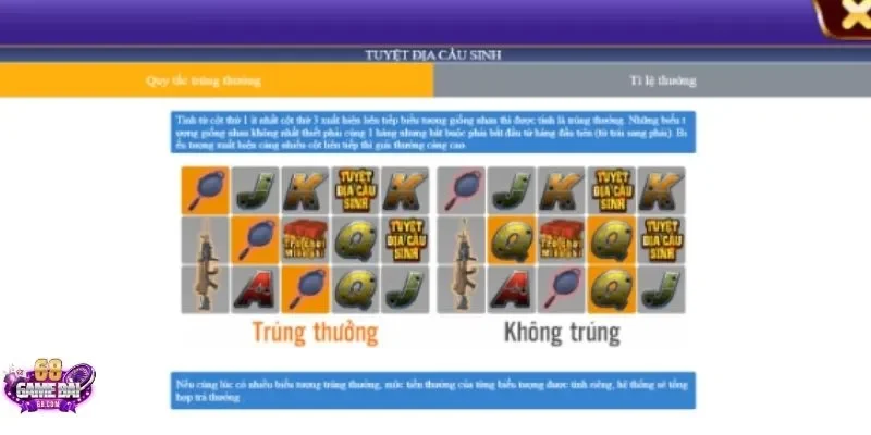 Đọc qua hướng dẫn chơi Tuyệt Địa Cầu Sinh hay tại 68gamebai