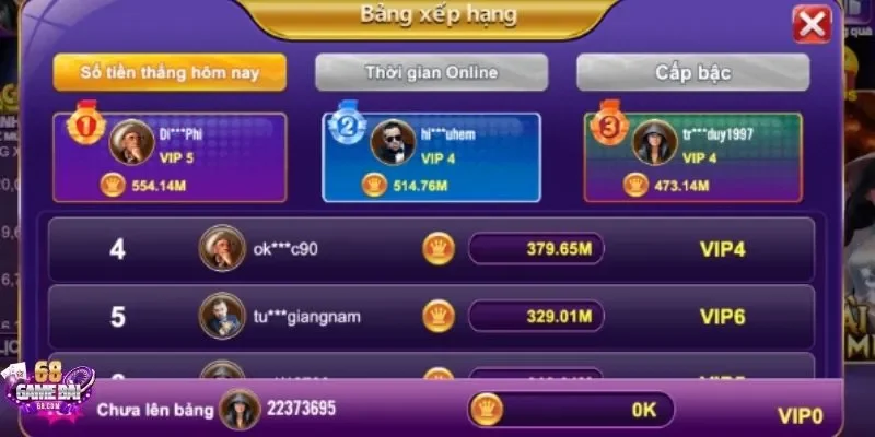 Nhận khuyến mãi 68gamebai dễ dàng