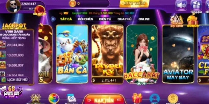 Tham gia tìm hiểu luật chơi nổ hũ Tây Du Ký tại 68gamebai