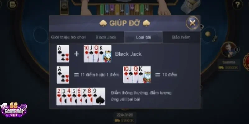 Xem thêm luật chơi game bài Xì Dách 68 game bài