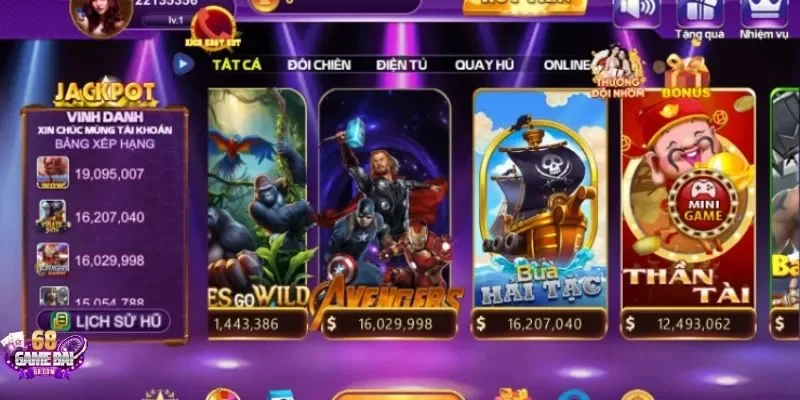 Búa hải tặc - Top game đổi thưởng uy tín tại 68 game bài