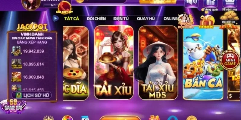 Chơi Tài Xỉu đáng trải nghiệm tại nhà cái 68gamebai