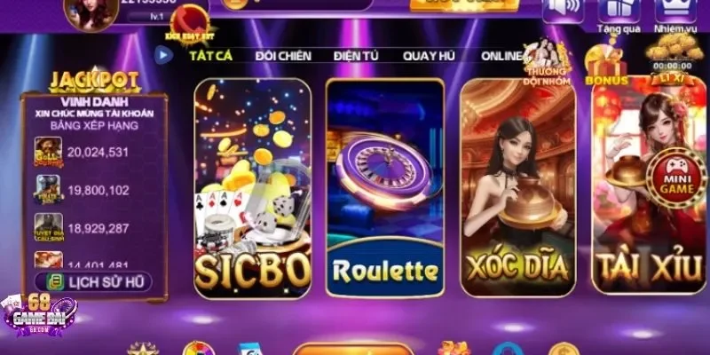 Chơi Xóc đĩa vui - Nhận thưởng bất ngờ