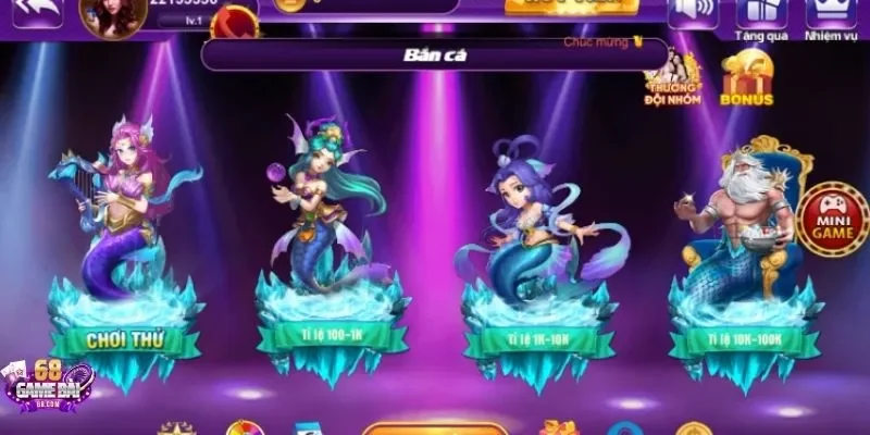 Đa dạng phòng chơi săn thưởng Jackpot hấp dẫn