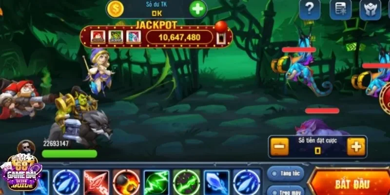 Slot Ma Thú Wow biến tấu cực chất tại 68 game bài