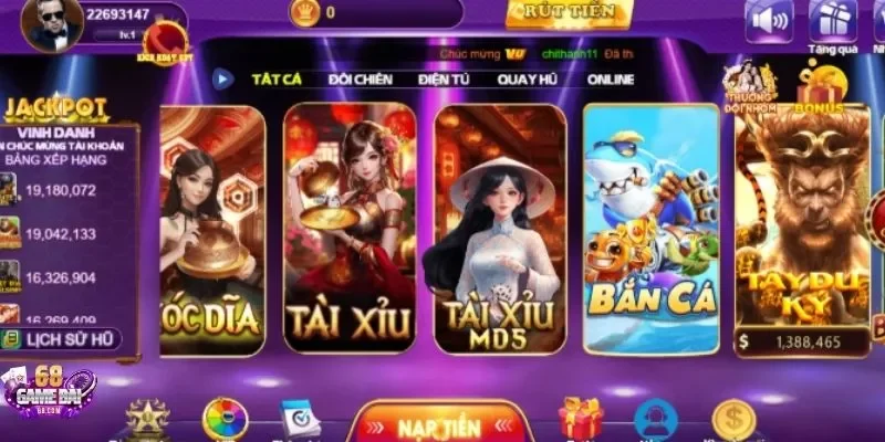Tài Xỉu MD5 xanh chín – thưởng nóng tại 68 game bài