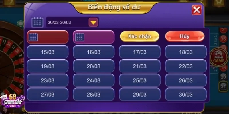 Thống kê biến động thông tin chi tiết